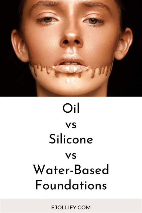 silicone foundation vs water foundation